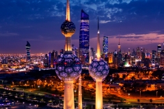 Kuwait Towers Golden Hour