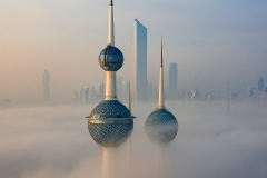 Kuwait Towers Fog